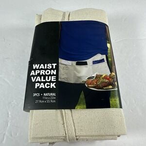 Waist Apron Value Pack 11"x22" Create‎ your own Personalize Tools BBQ 3 Pack New